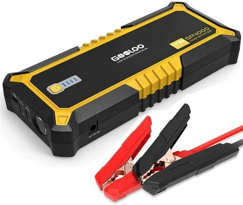 Oct 15, 2021 GOOLOO GT4000S Jump Starter 4000 Amp Car Starter 100W Two-Way Fast-Charging Portable Car Battery Charger Booster Pack for 10L Diesel and 12L Gas Engines, SuperSafe Lithium Jump Box for 12V Vehicles 109. . Gooloo 4000